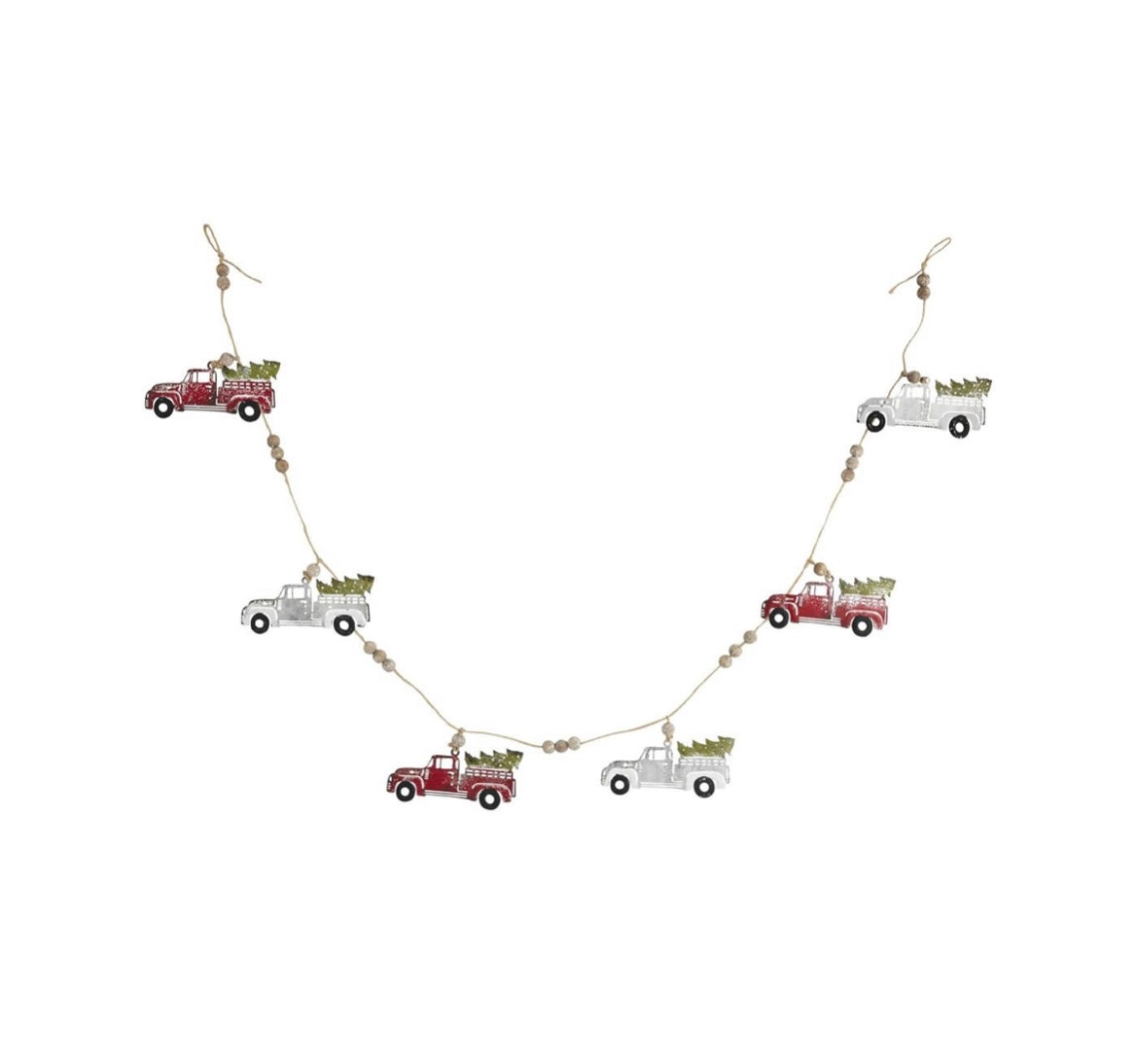 Tree Christmas Truck Garland