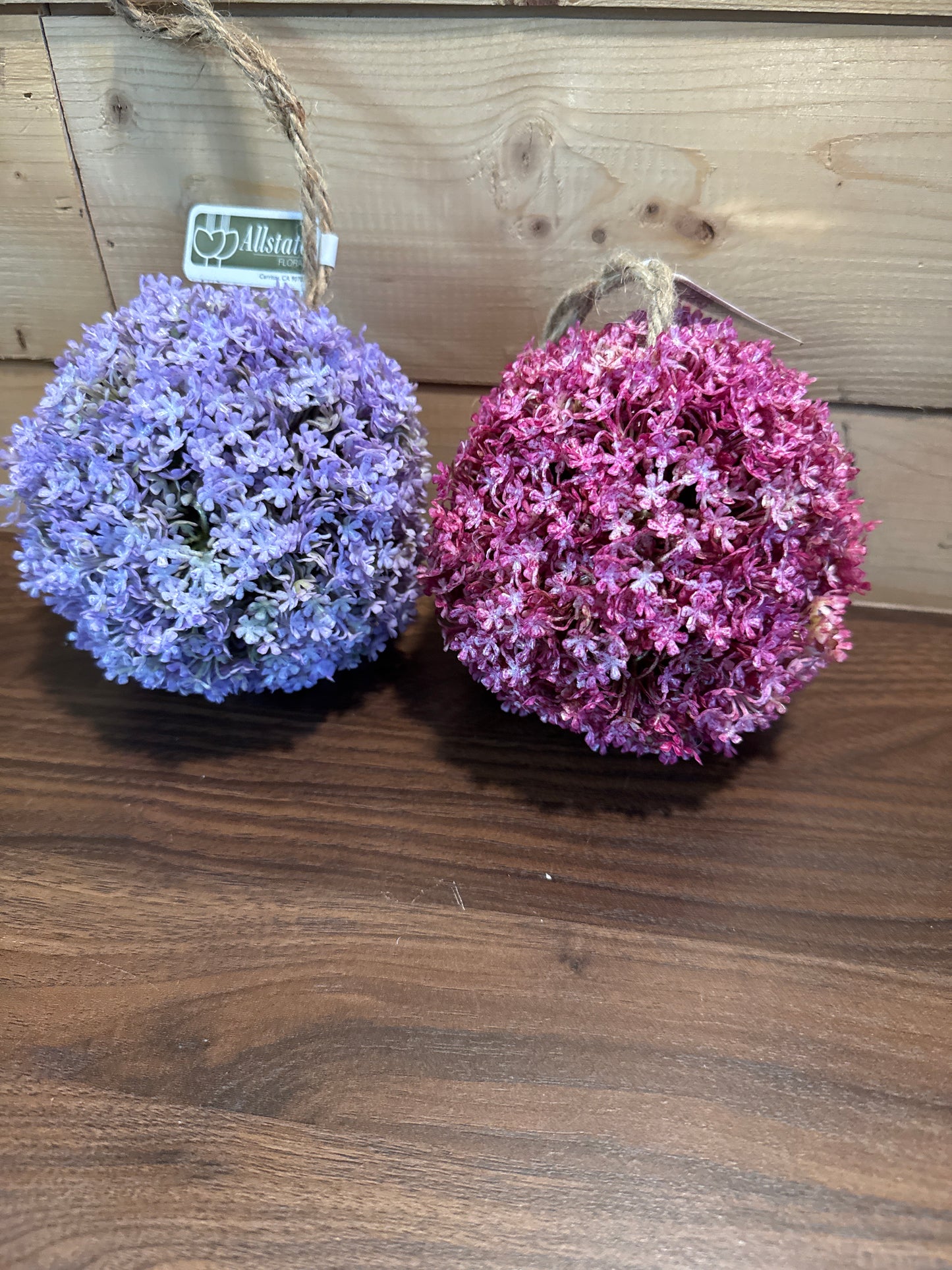 Pink or purple Floral Snowballs