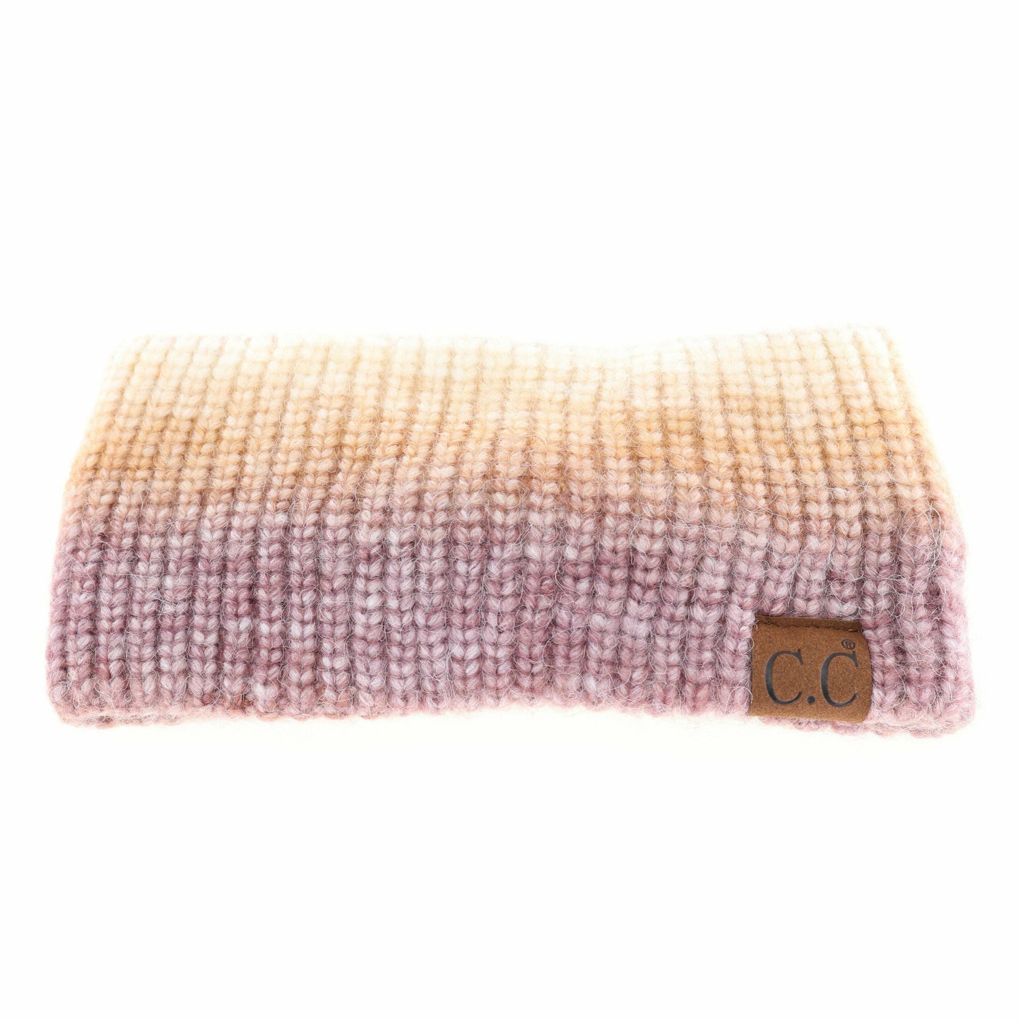 Multicolored Ombre C.C Head Wrap HW2077: Denim Multi