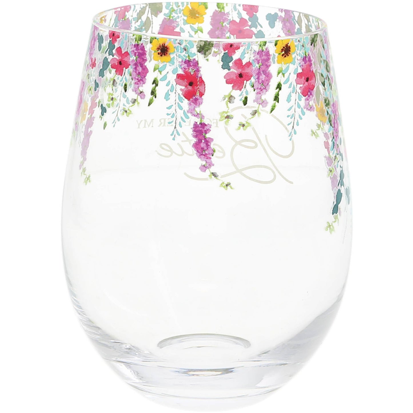 Forever Bestie - Gift Boxed 17 oz Stemless Wine Glass