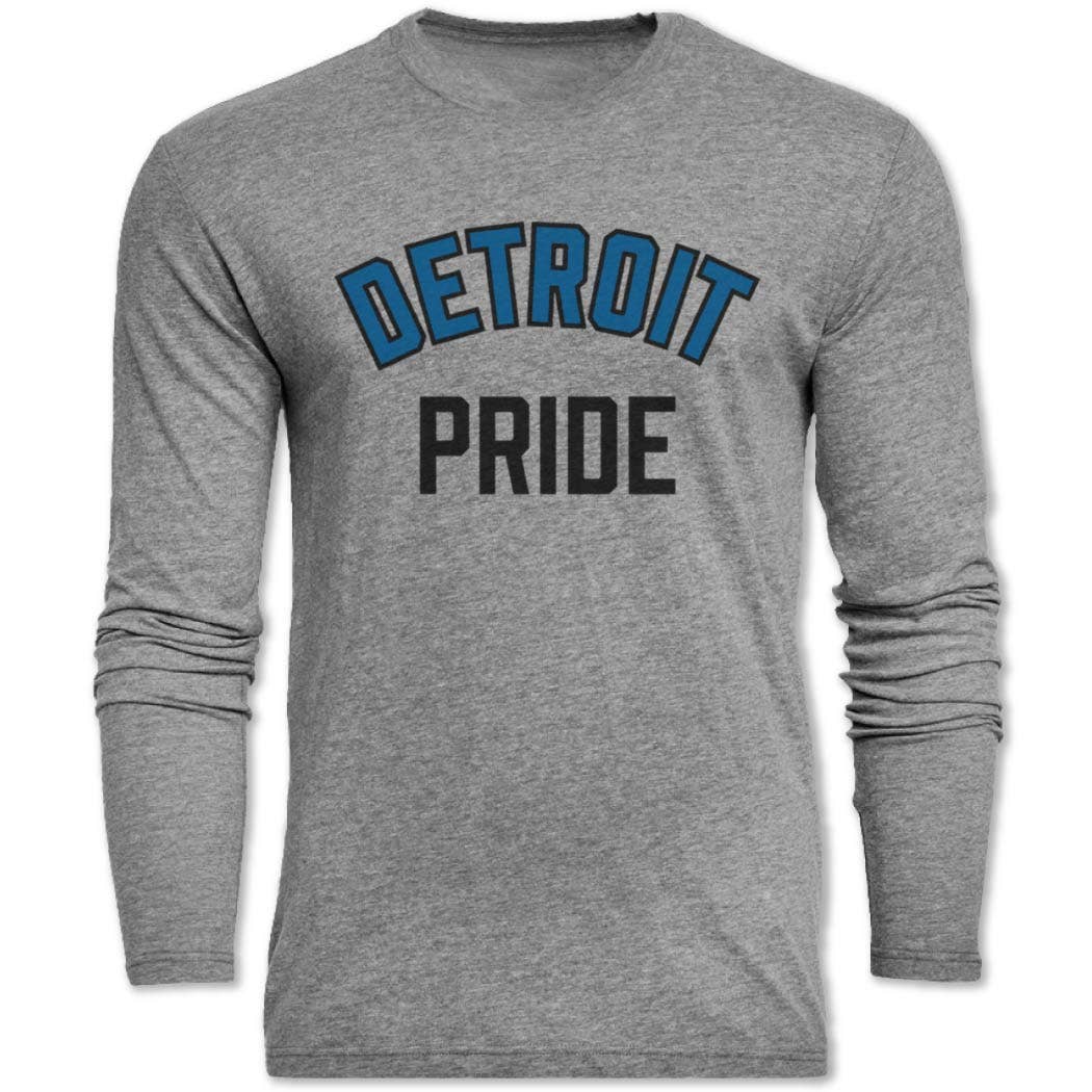 Lions Pride long sleeve tee: Gray Heather