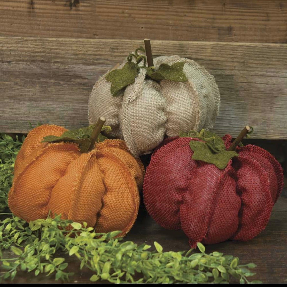 Medium Fabric Pumpkin