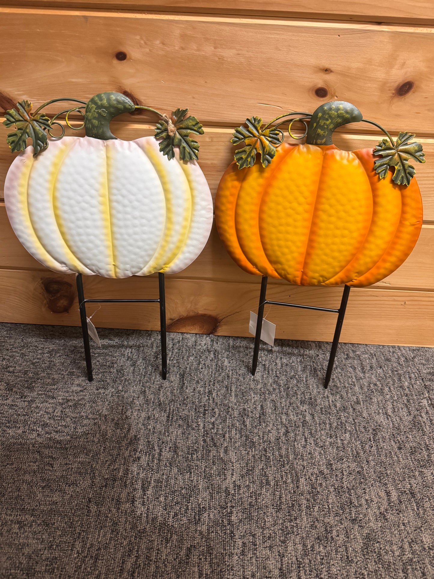 Metal Pumpkin Stake