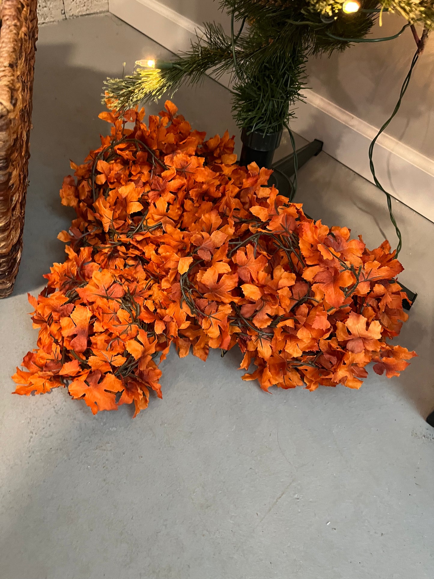 Orange Leaves Garland