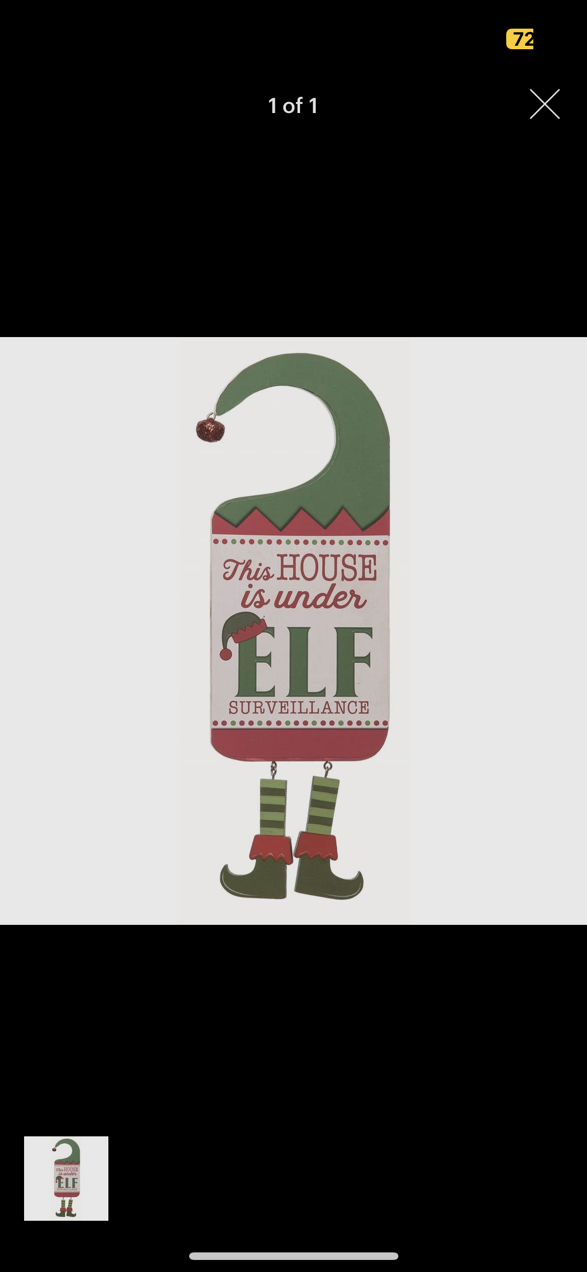 Elf Surveillance Sign