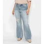 Misbehaving from Judy Blue: Mid-Rise Tummy Control Flare