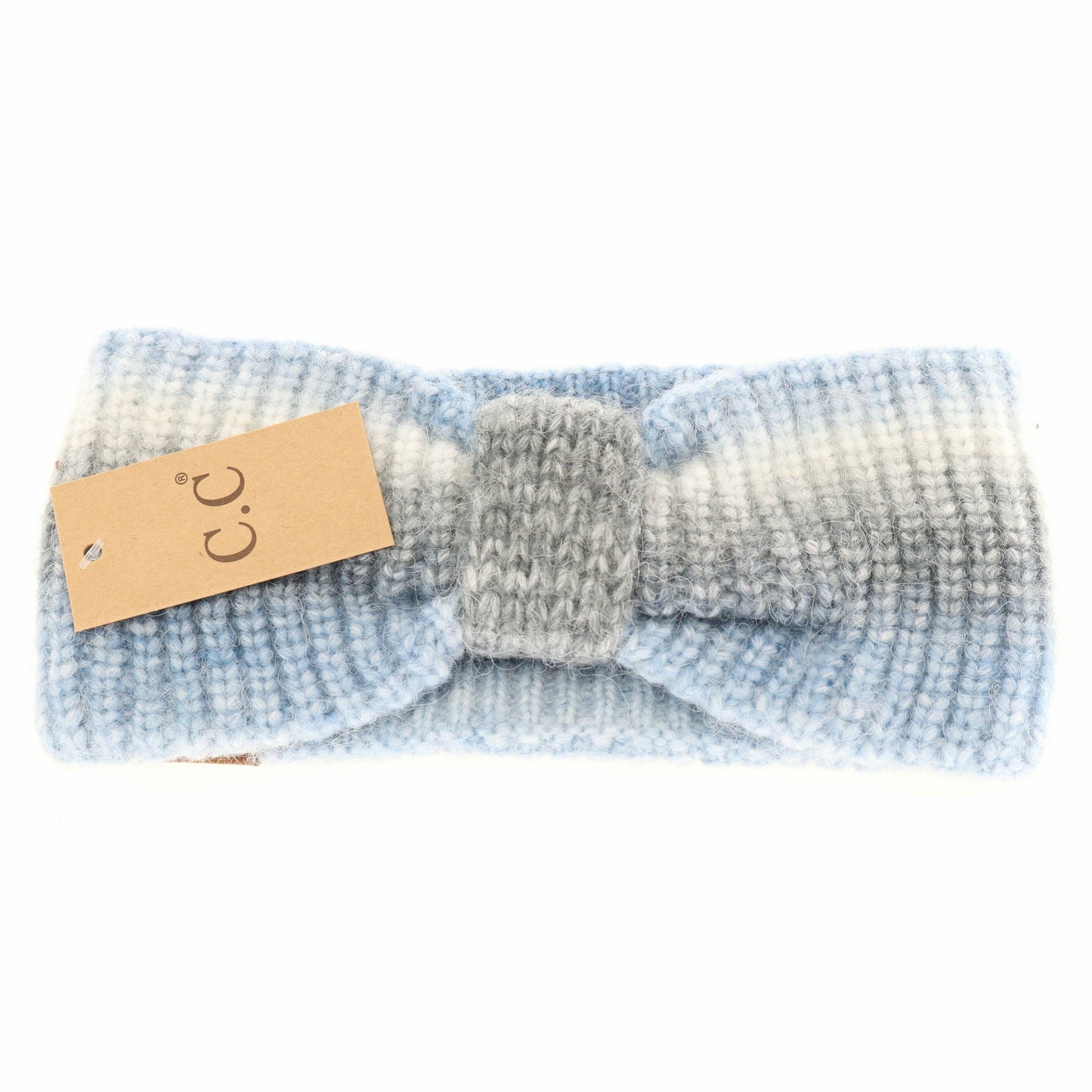 Multicolored Ombre C.C Head Wrap HW2077: Denim Multi