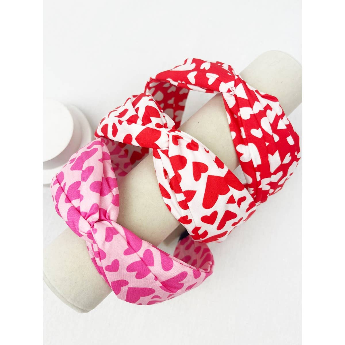 Heart Fabric Sweet Heart Headband: MIX COLOR / ONE(12)