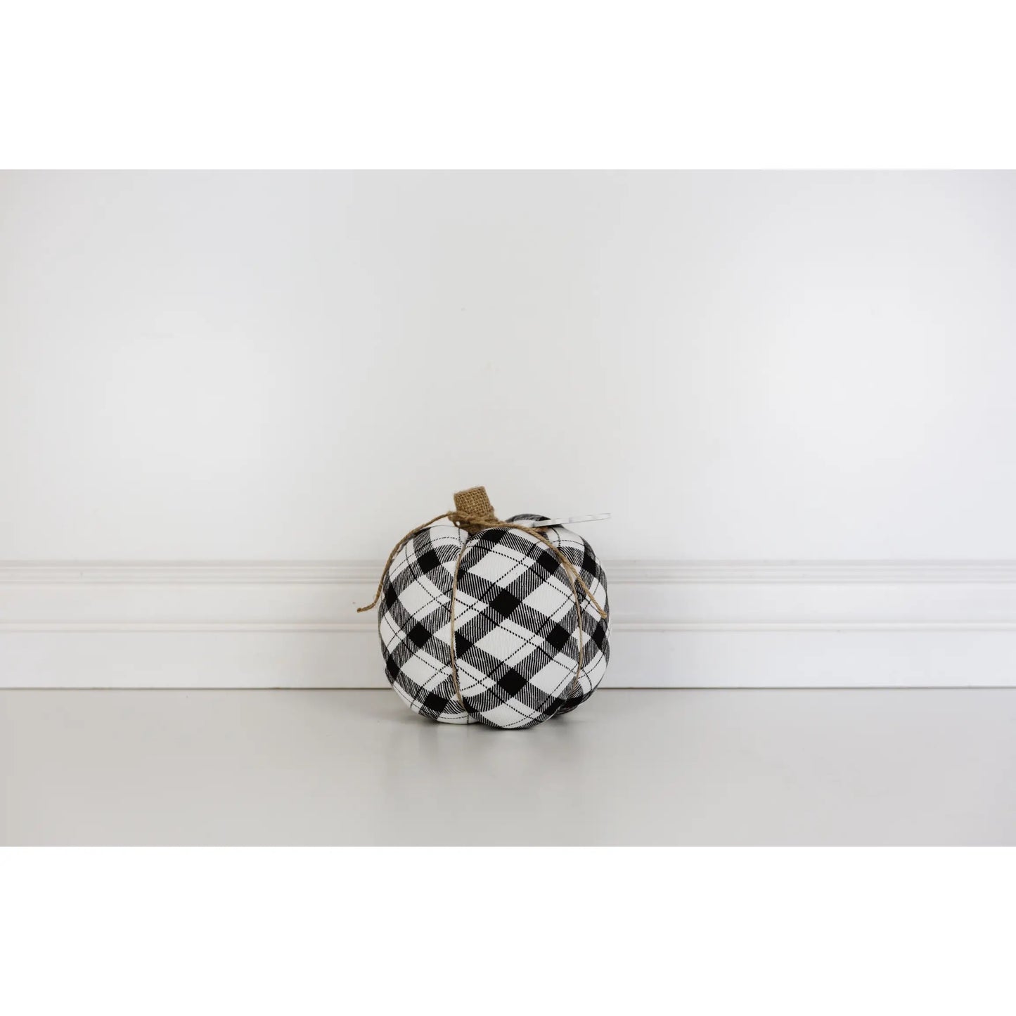 Plaid puffy pumpkin