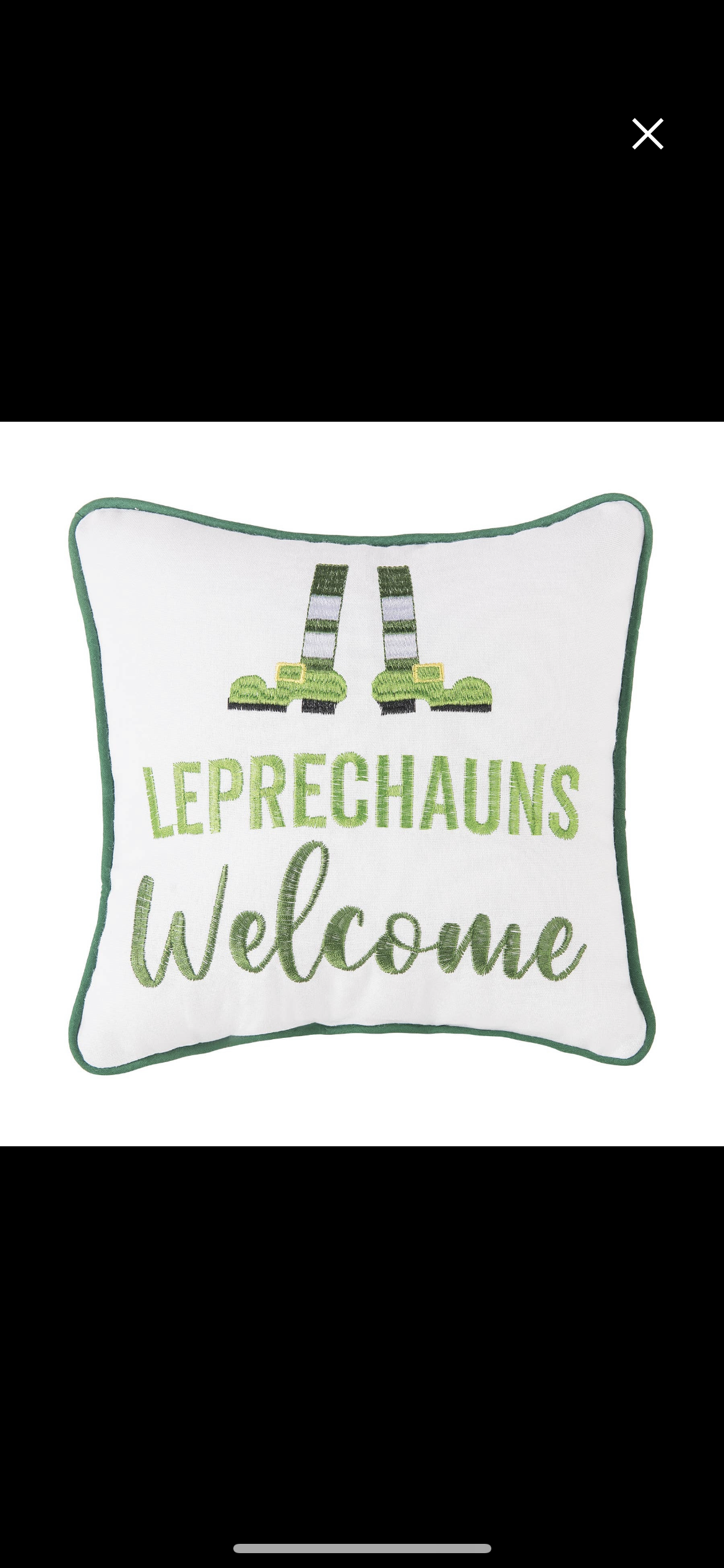 St Patrick’s Day Pillow 10x10