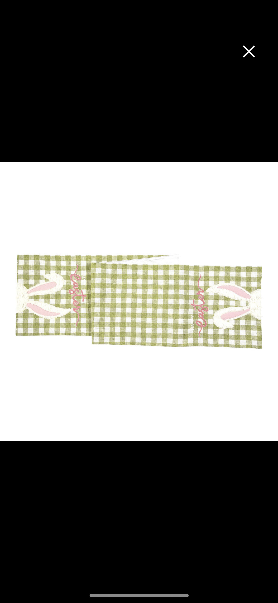 Easter Plaid Table Runner