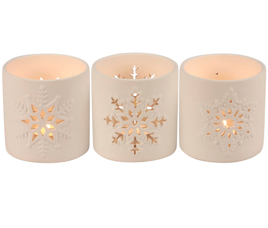 Snowflake Candle Holder