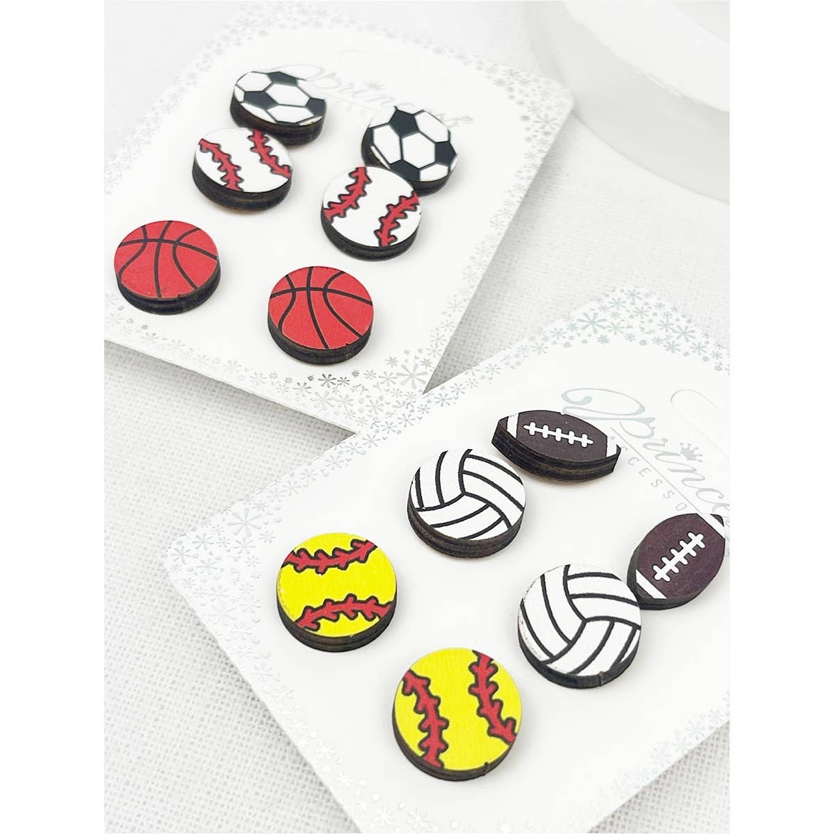 Sports Ball Theme Earrings