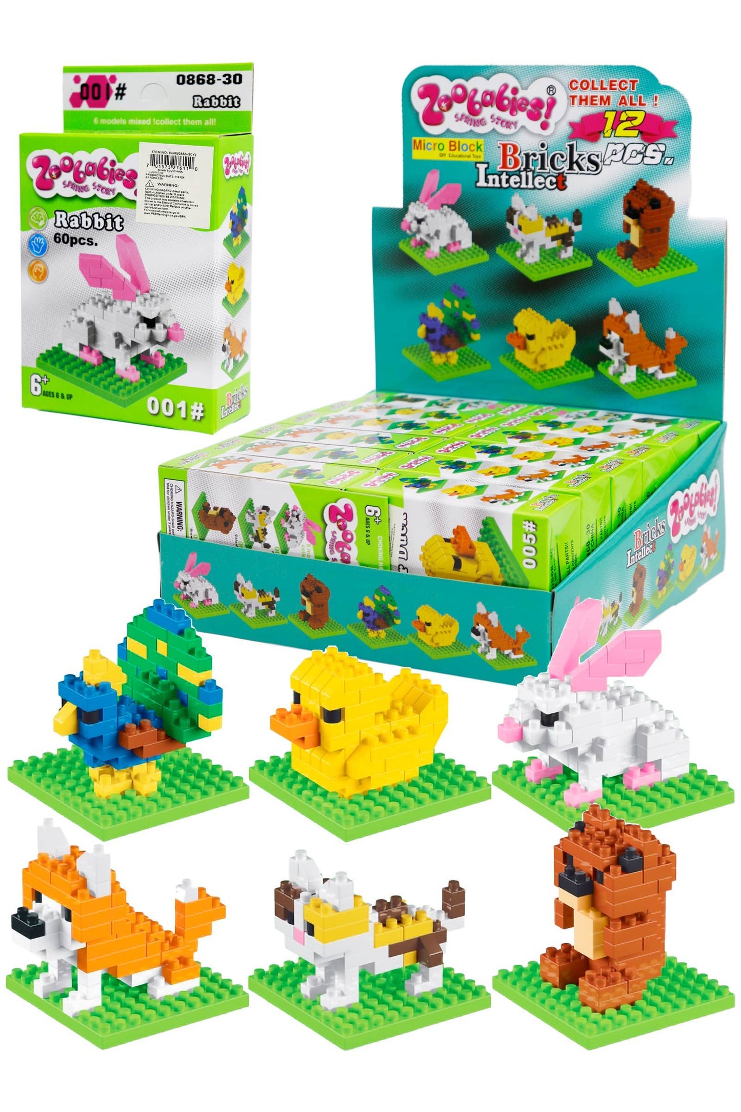 Animal Pals Diy Building Block Craft Kit