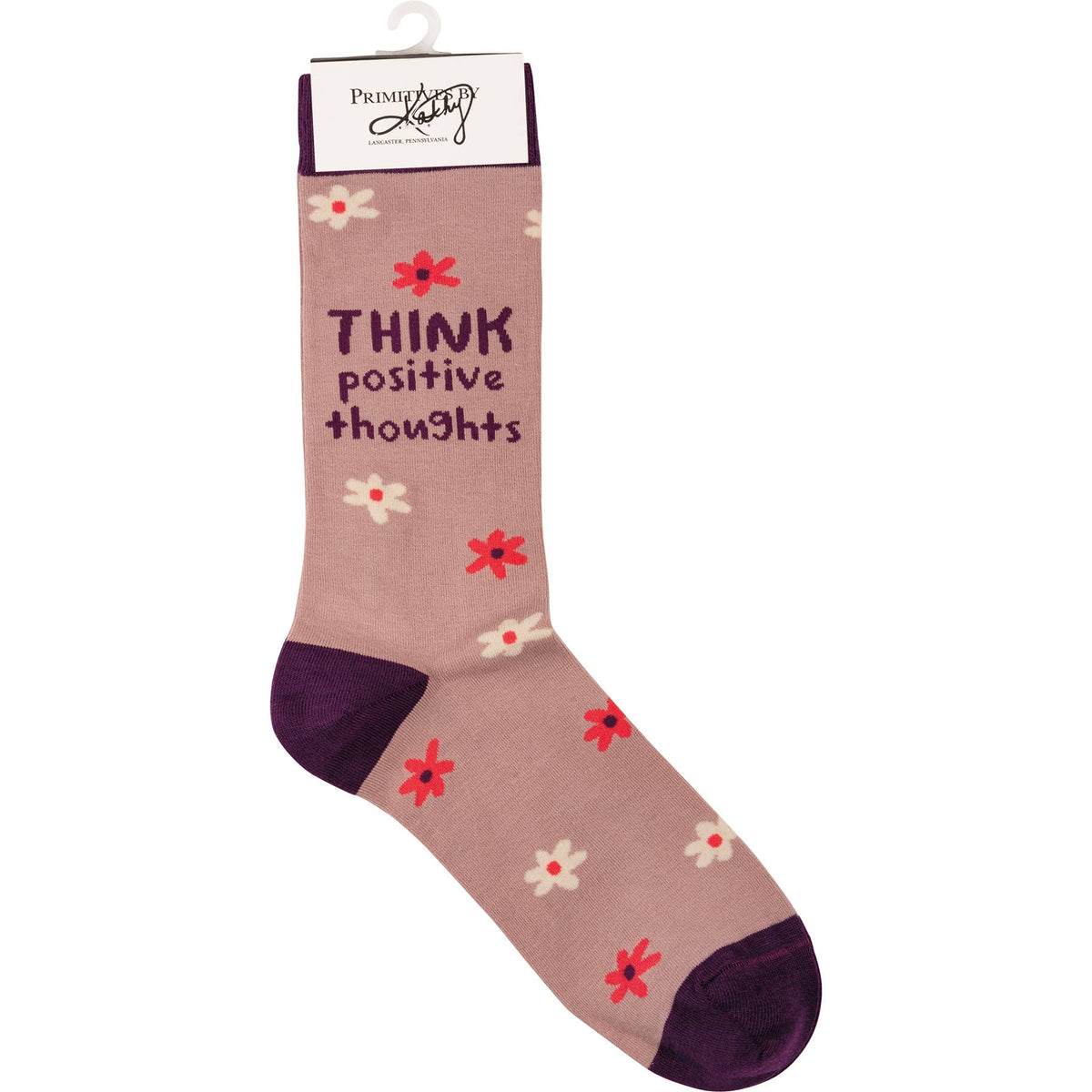 Think Positive Thoughts Socks