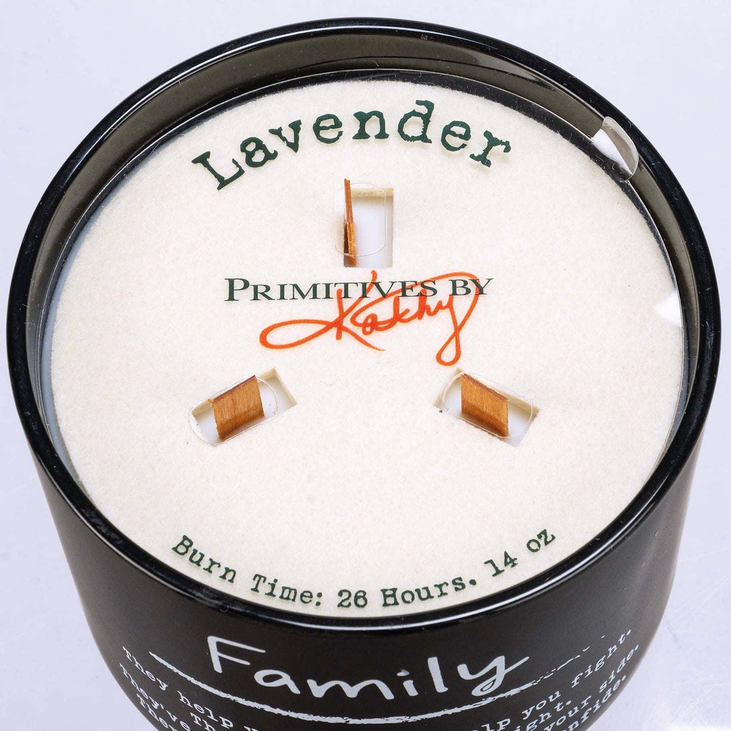 Family Poetry Candle