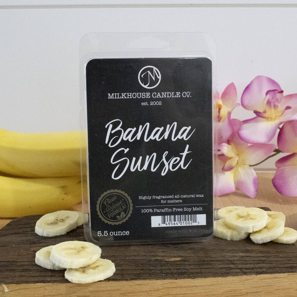 5.5 oz Wax Melts: Banana Sunset