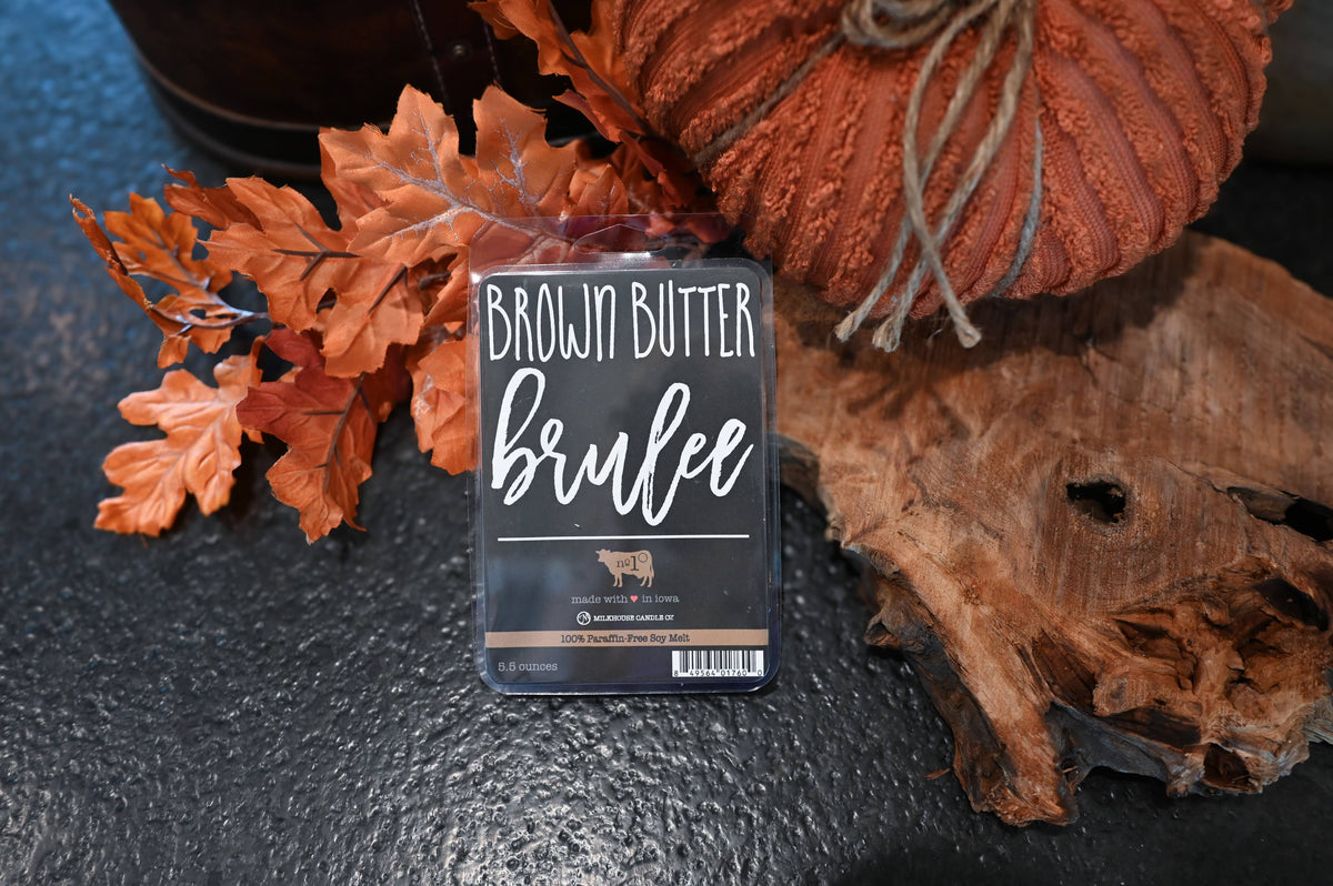 Milkhouse Candle Company - 5.5 oz Wax Melts: Brown Butter Brulee