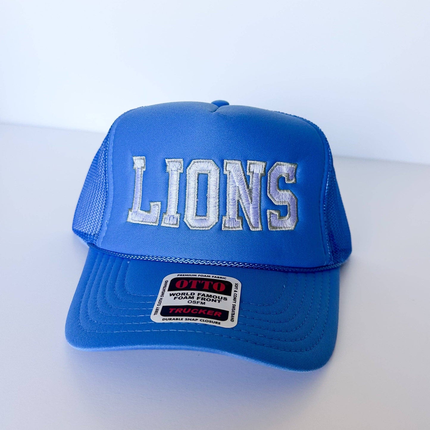 Lions Trucker Hat: Blue