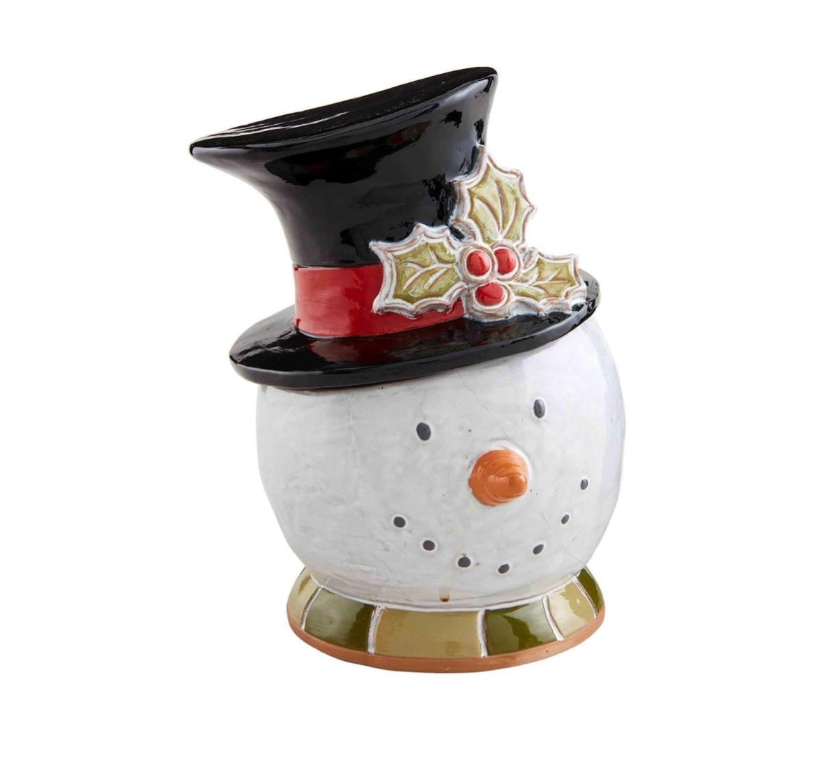 Snowman Canister Jar
