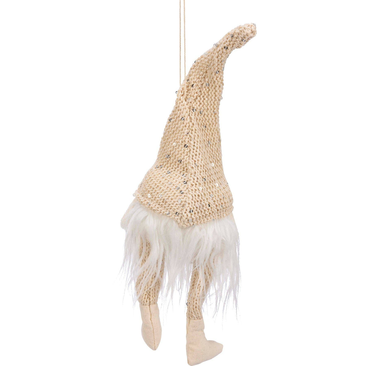 Cream Gnome Ornament