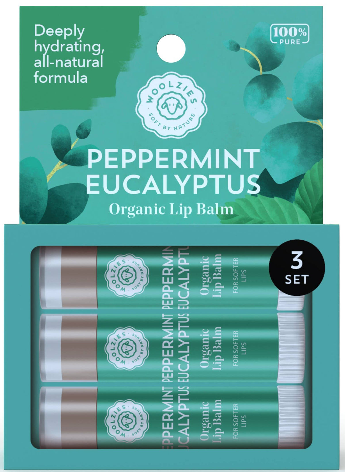 Peppermint and Eucalyptus Lip Balm