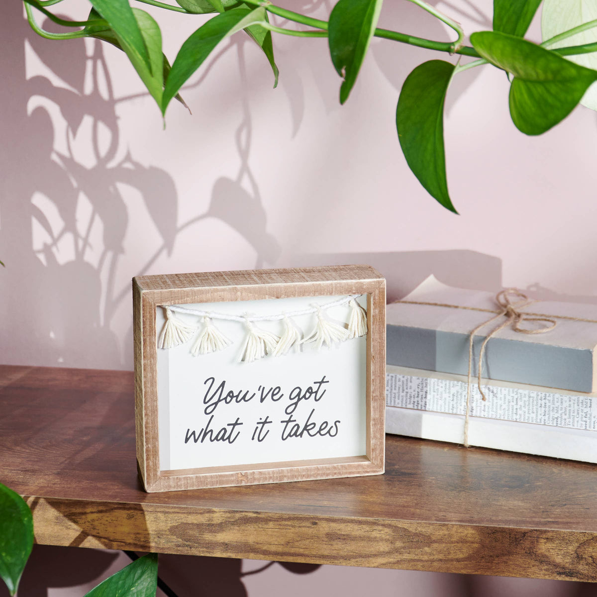 What It Takes Inset Box Sign
