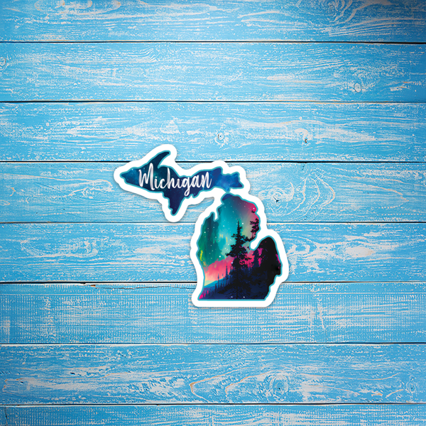 Michigan Northern Lights | Decal