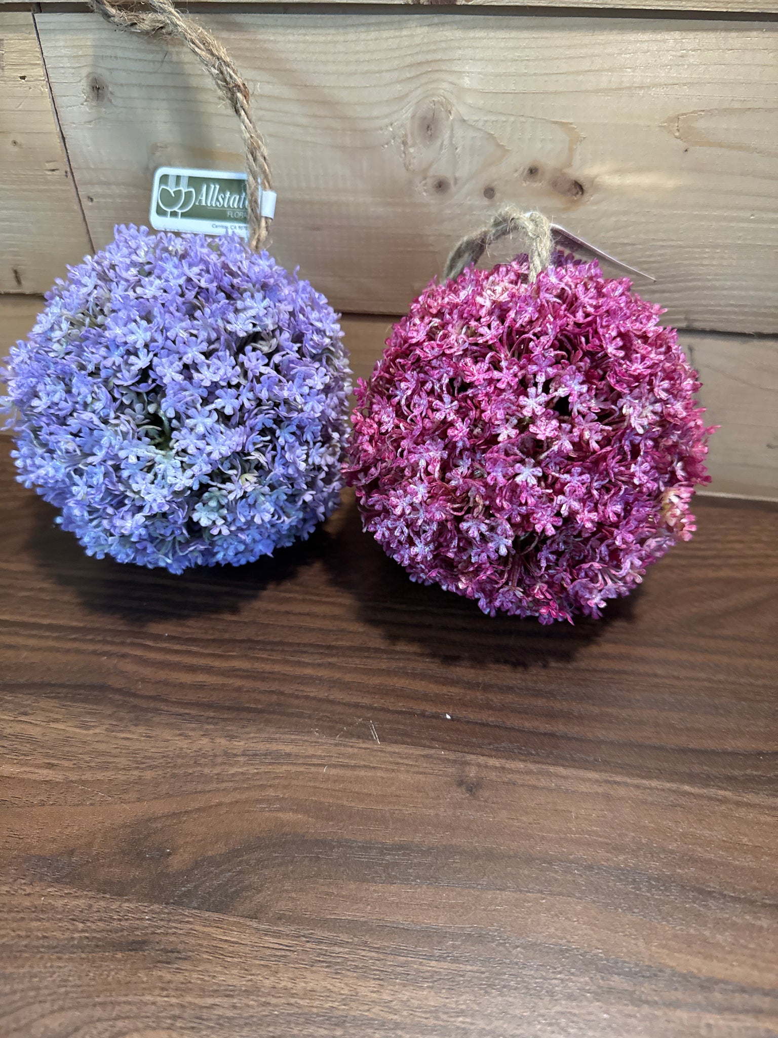 Pink or purple Floral Snowballs
