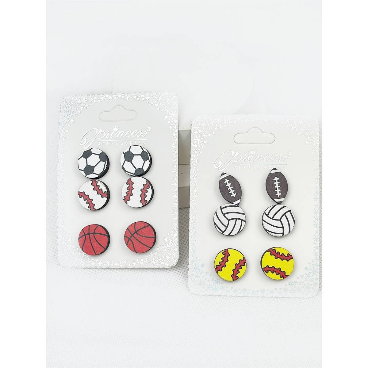 Sports Ball Theme Earrings