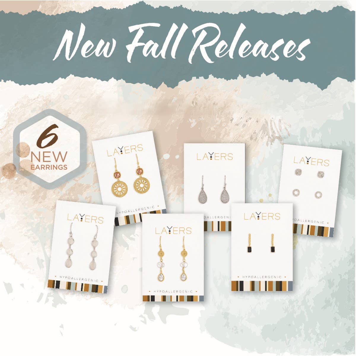Center Court - Layers: New Fall 2026 Layers Earring Kit