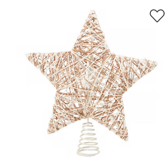 Glitter Star Tree Topper