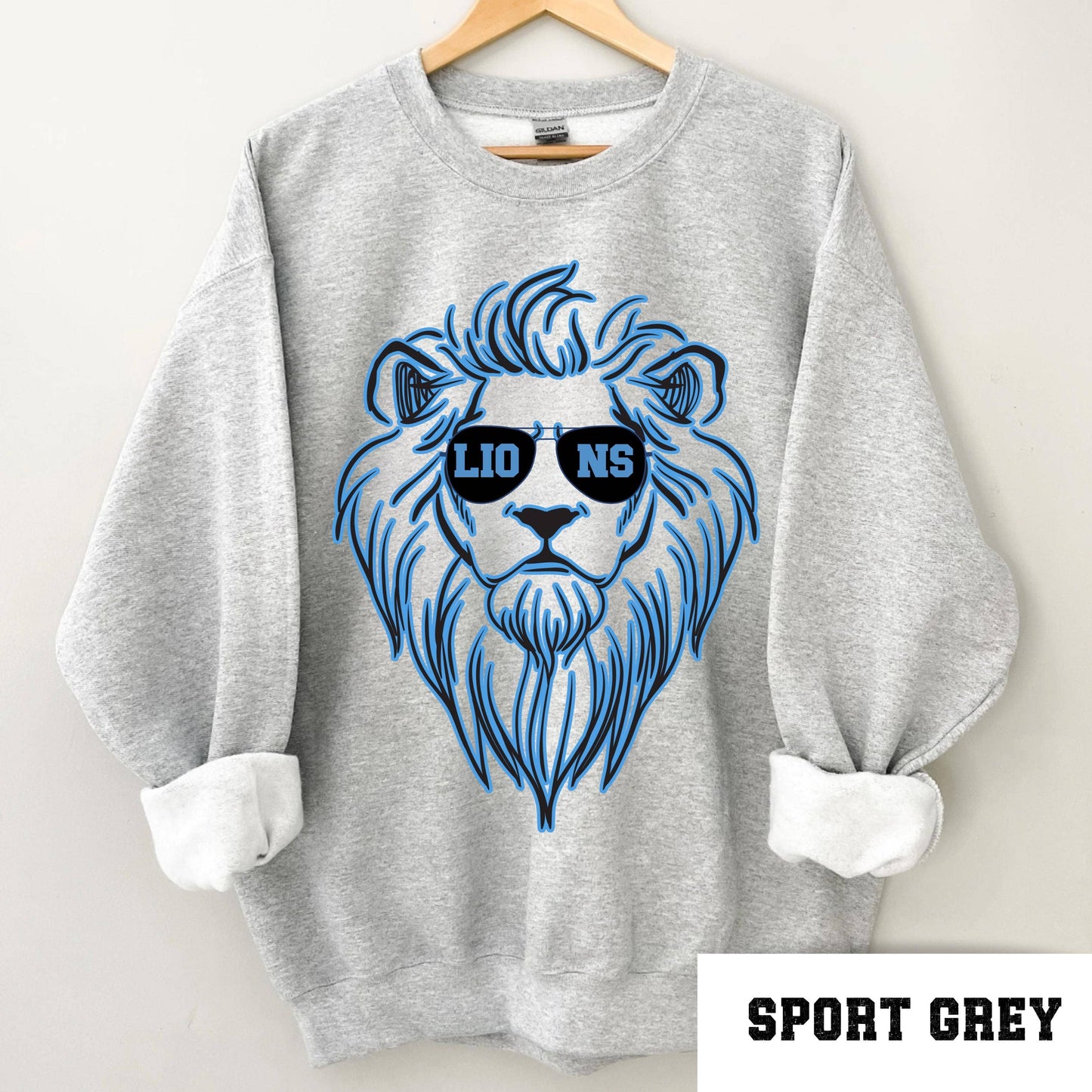 Retro Detroit Football Sweatshirt