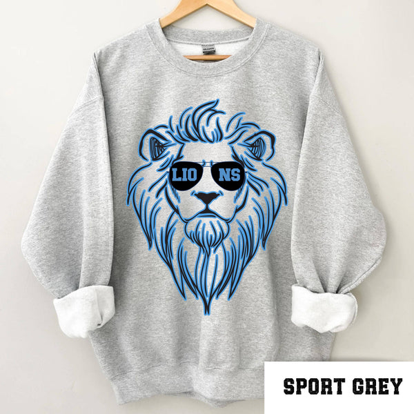 Retro Detroit Football Sweatshirt Jared Goff Lions Gift: White