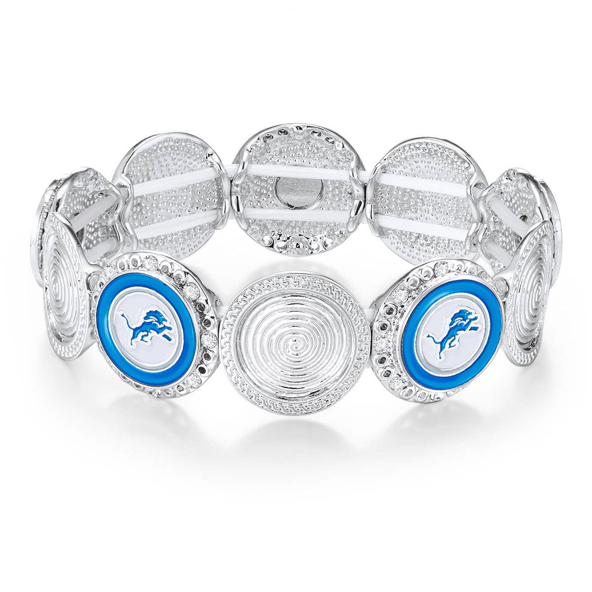 NFL Detroit Lions Stretch Logo Bracelet