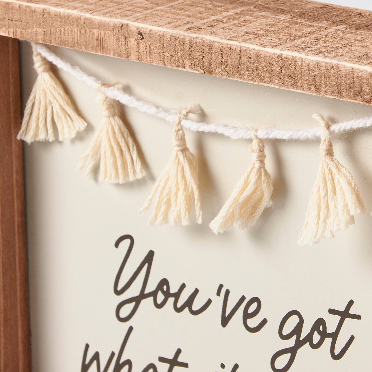 What It Takes Inset Box Sign