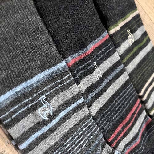 Alpaca Socks - Stripe Small