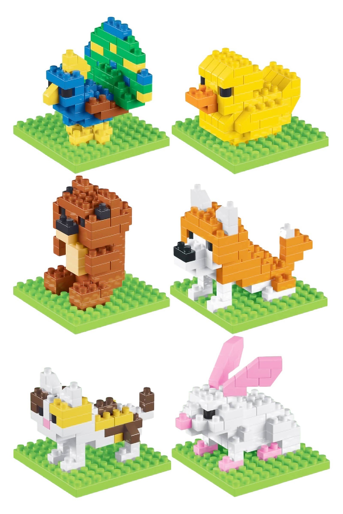 Animal Pals Diy Building Block Craft Kit