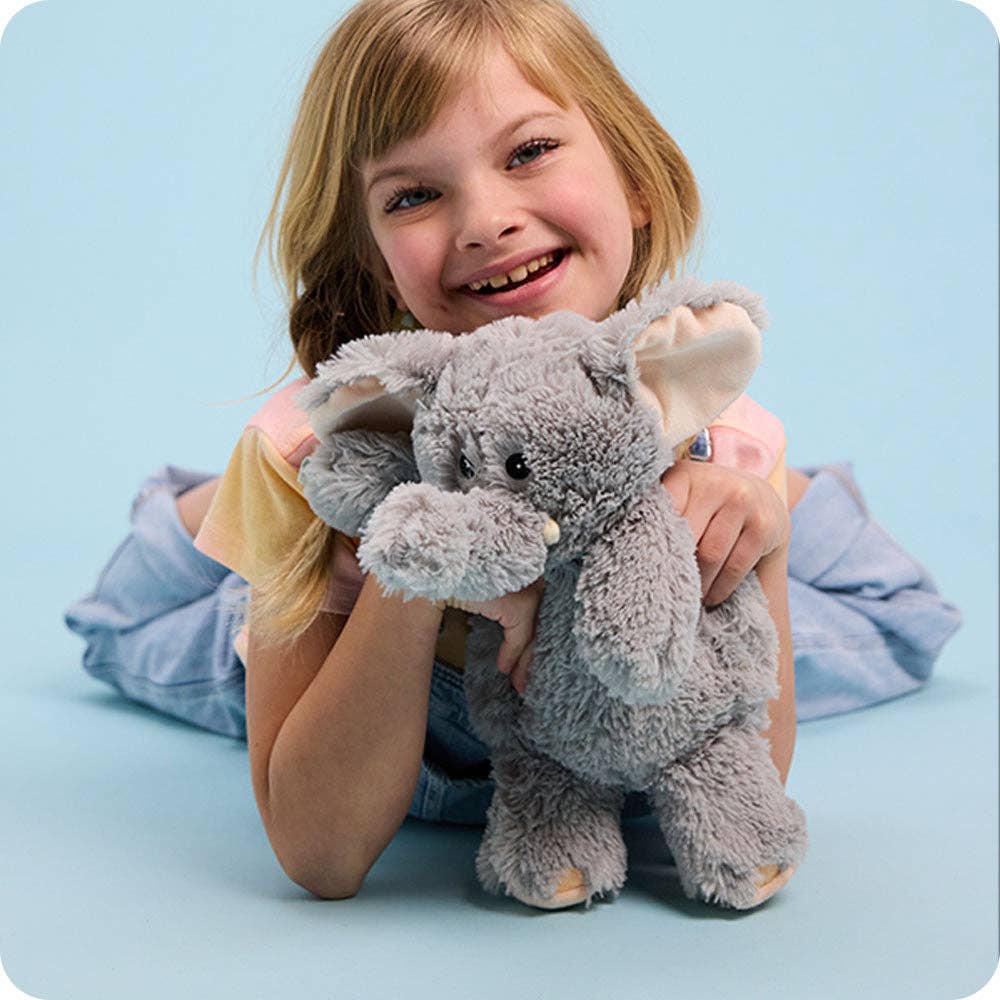 Warmies: America’s Favorite Microwave Plush Brand - Gray Elephant Warmies