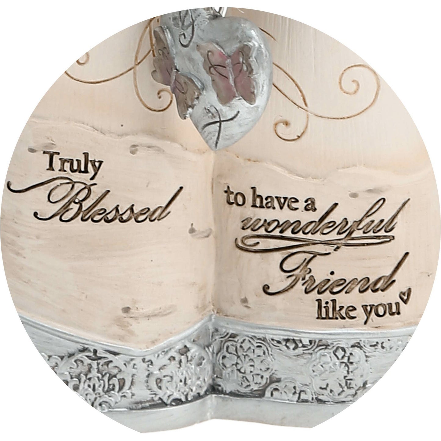 Friendship - 5.5" Double Angels Holding Heart