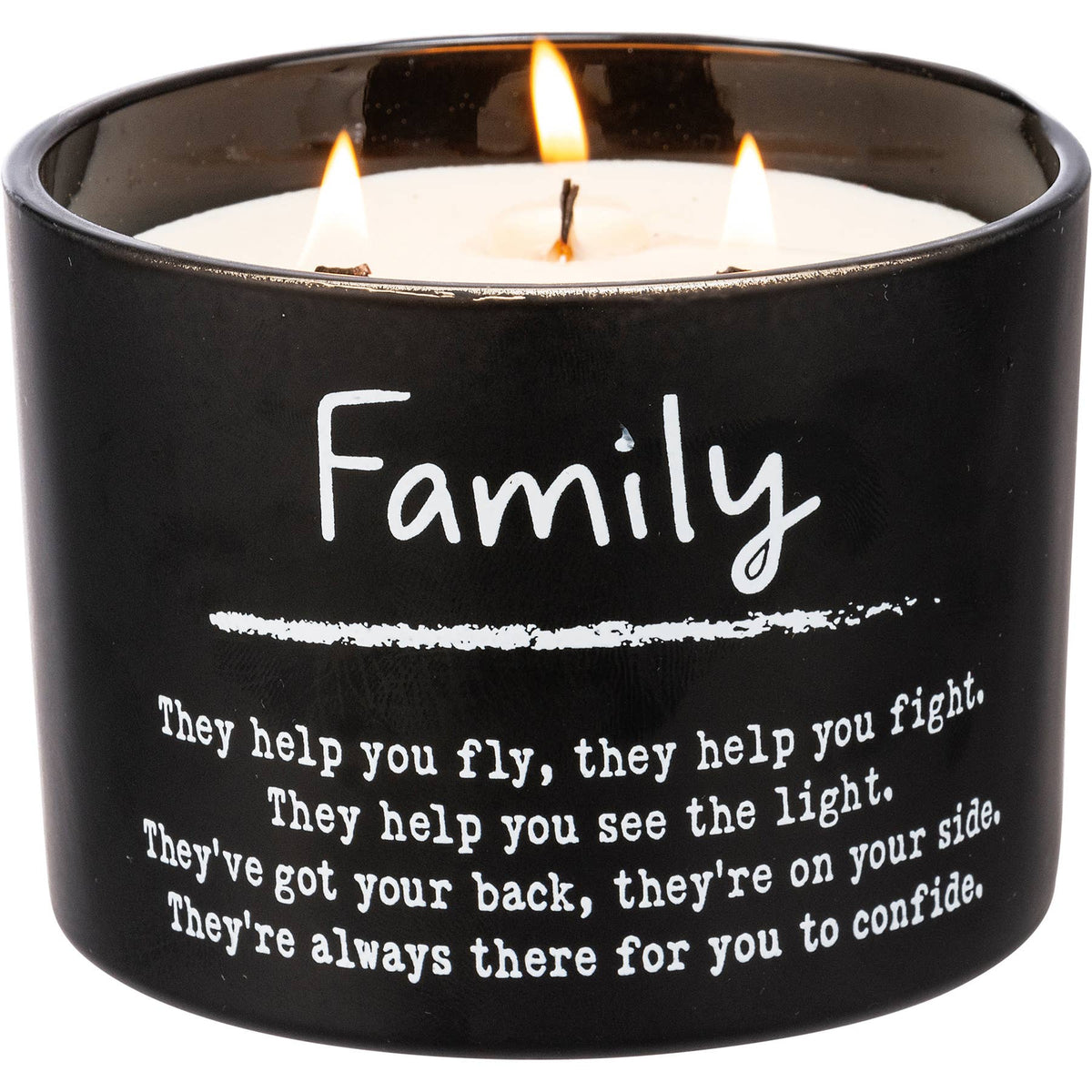 Family Poetry Candle