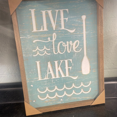 Live love Lake 12.5x16.3