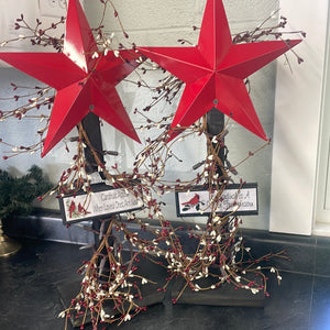 Handmade Amish Lighted Stands