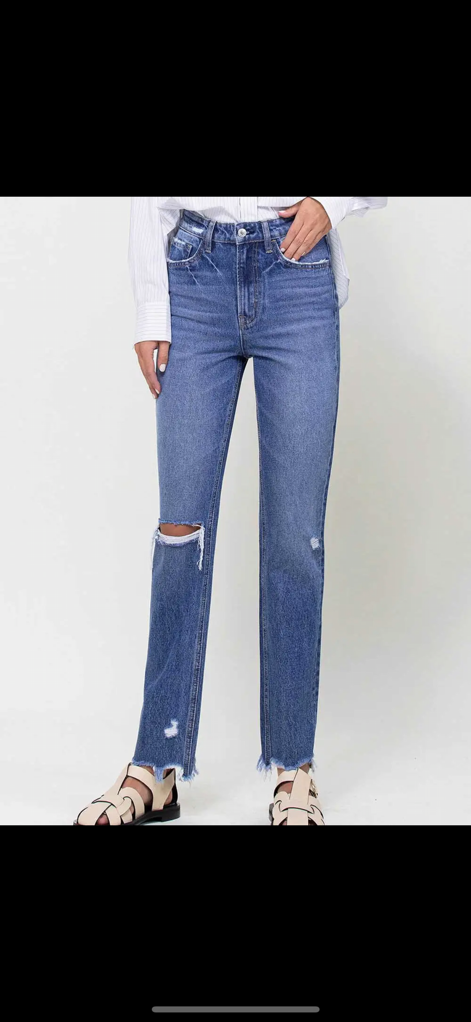 90S Vintage Straight Jean