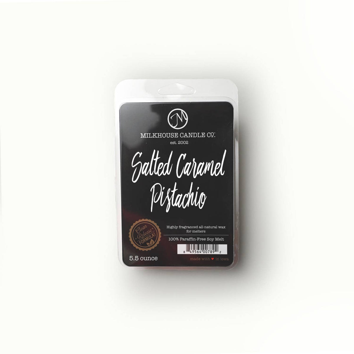 Milkhouse Candle Company - 5.5 oz Wax Melts Fall: Salted Caramel Pistachio