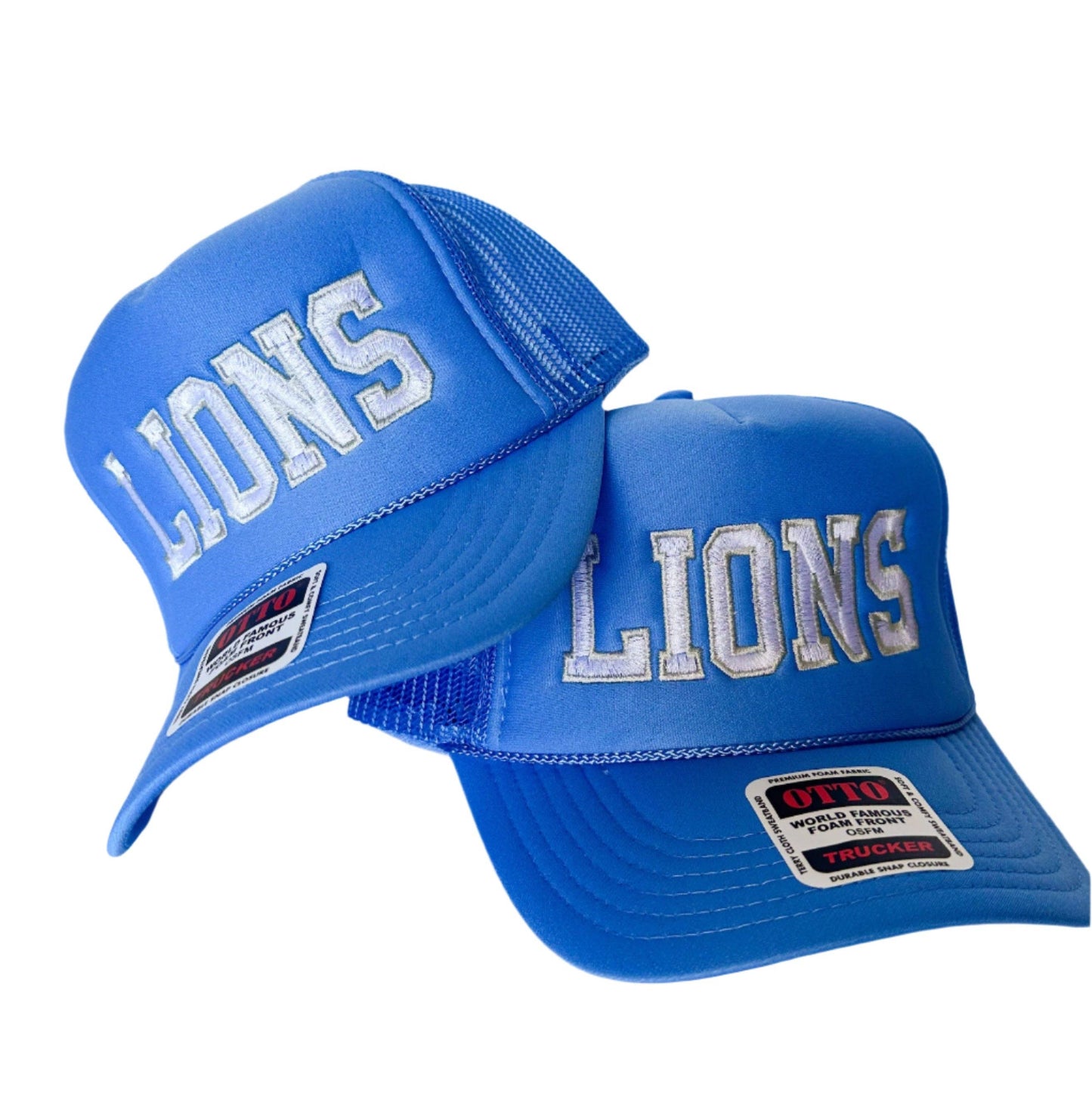 Lions Trucker Hat: Blue