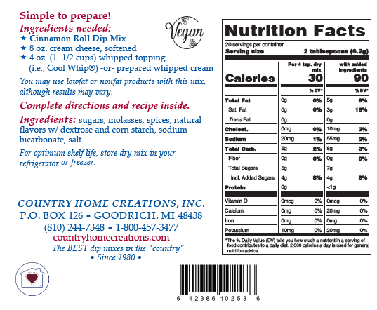 Cinnamon Roll Dip Mix - NEW RELEASE