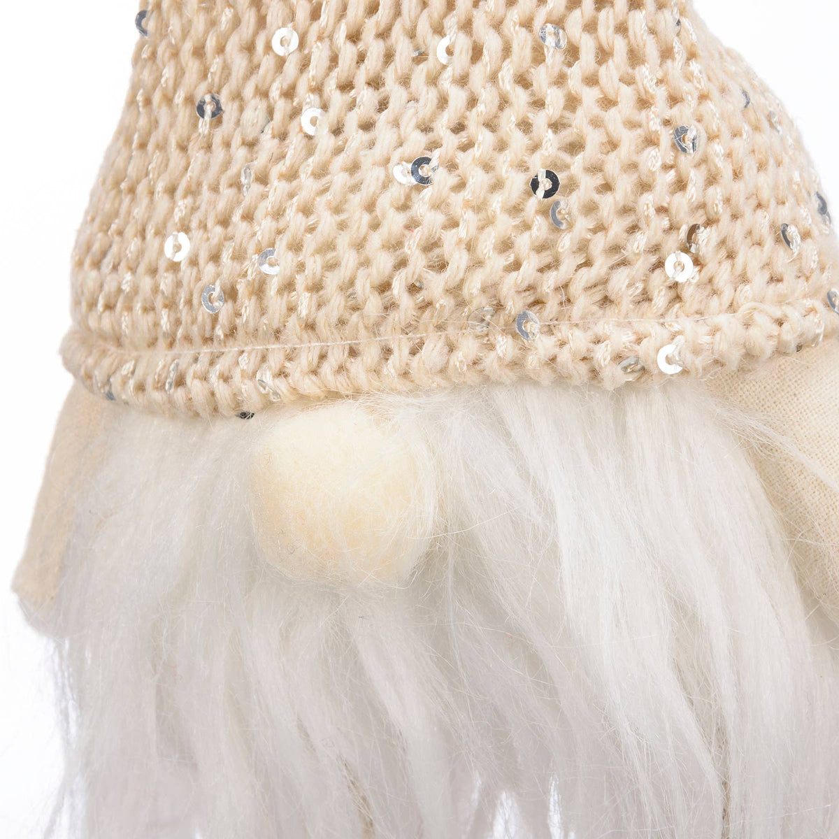 Cream Gnome Ornament
