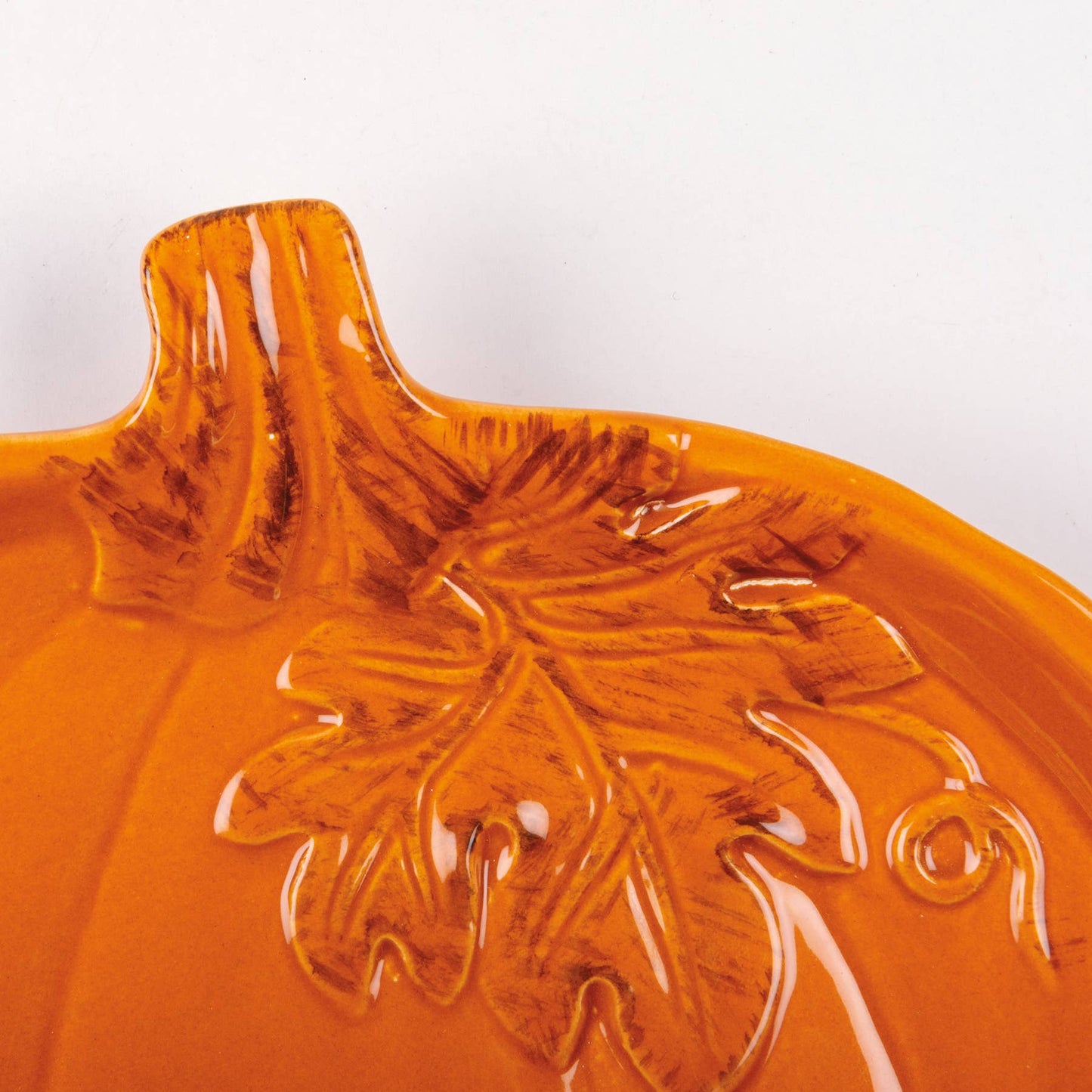 Small Orange Pumpkin Plate