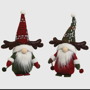 8” Reindeer Gnome (2 assorted)